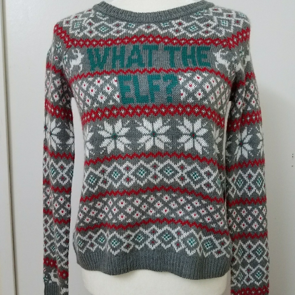What the Elf christmas sweater
